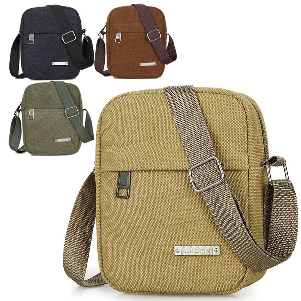 Men'S Accessories Backpack - กระเป๋าถือใส่โทรศัพท์ได้สะดวกแบบเรียบง่ายกระเป๋าเป้สะพายหลังผ้ากระเป๋าสำหรับผู้ชายสะพายข้างกระเป๋าผ้าใบ