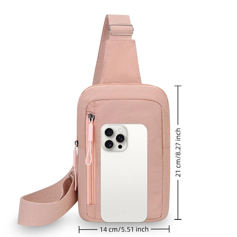 Men'S Accessories Backpack - กระเป๋าสะพายข้างขนาดเล็ก กระเป๋าสะพายไหล่แบบมีสไตล์ กระเป๋าเป้สะพายหลังไนลอนทนทาน กระเป๋าสะพายไหล่ขนาดเล็ก สำหรับเดินทาง เล่นกีฬา