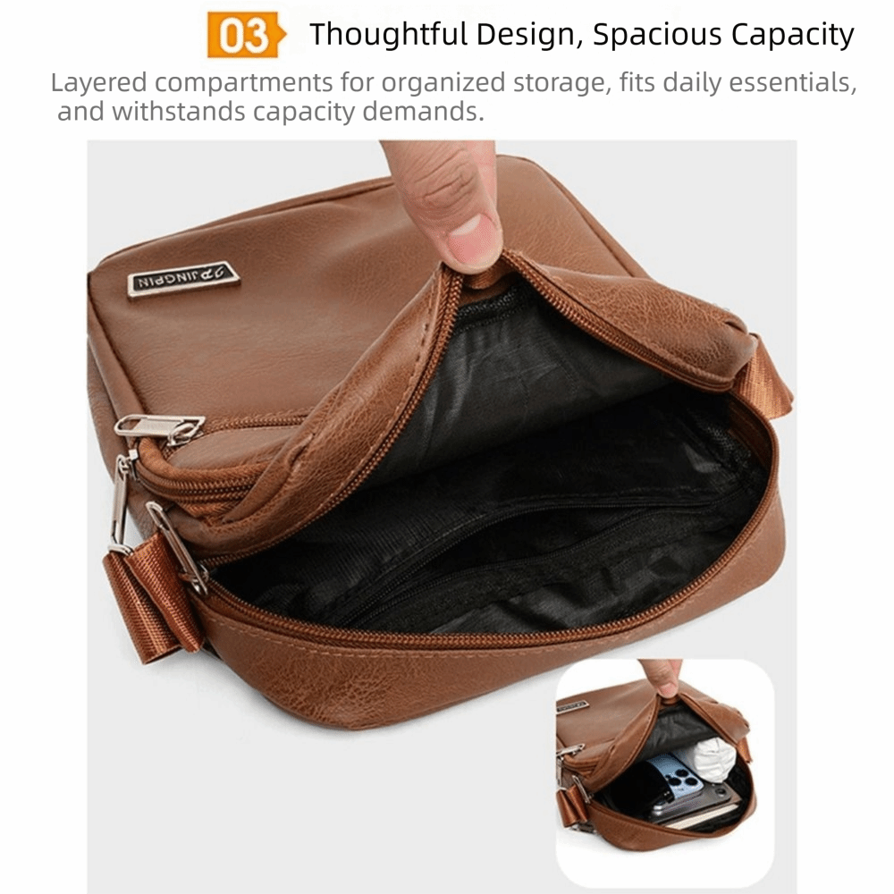 กระเป๋าสะพายข้างผู้ชายหนัง PU  - Men'S Accessories Backpack บทวิจารณ์และราคา