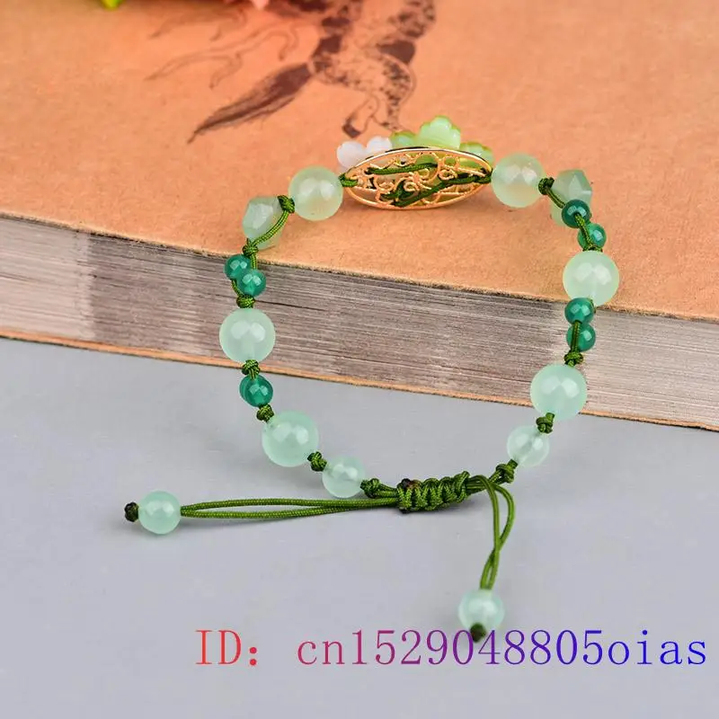 สร้อยข้อมือดอกไม้หยกสีเขียวเคร - Bracelet Beaded Men บทวิจารณ์และราคา