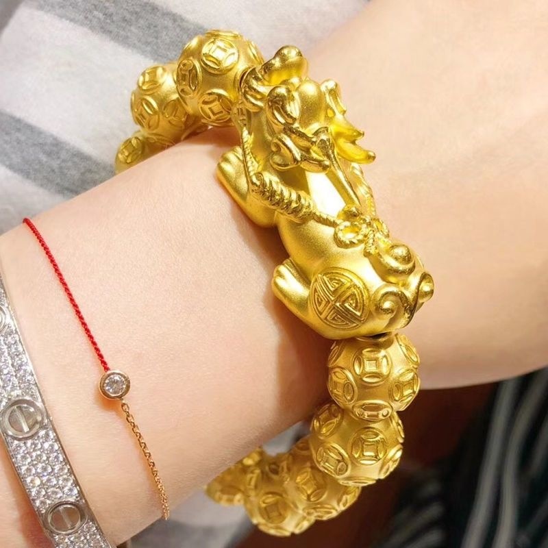 ขอแนะนำให้100% สร้อยข้อมือทองค - Bracelet Beaded Men บทวิจารณ์และราคา