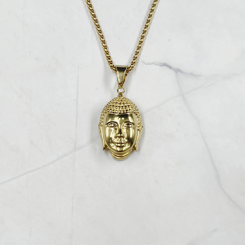 Luxury พระพุทธรูปหัวทองสีจี้สร - Men Accessories Nepal บทวิจารณ์และราคา