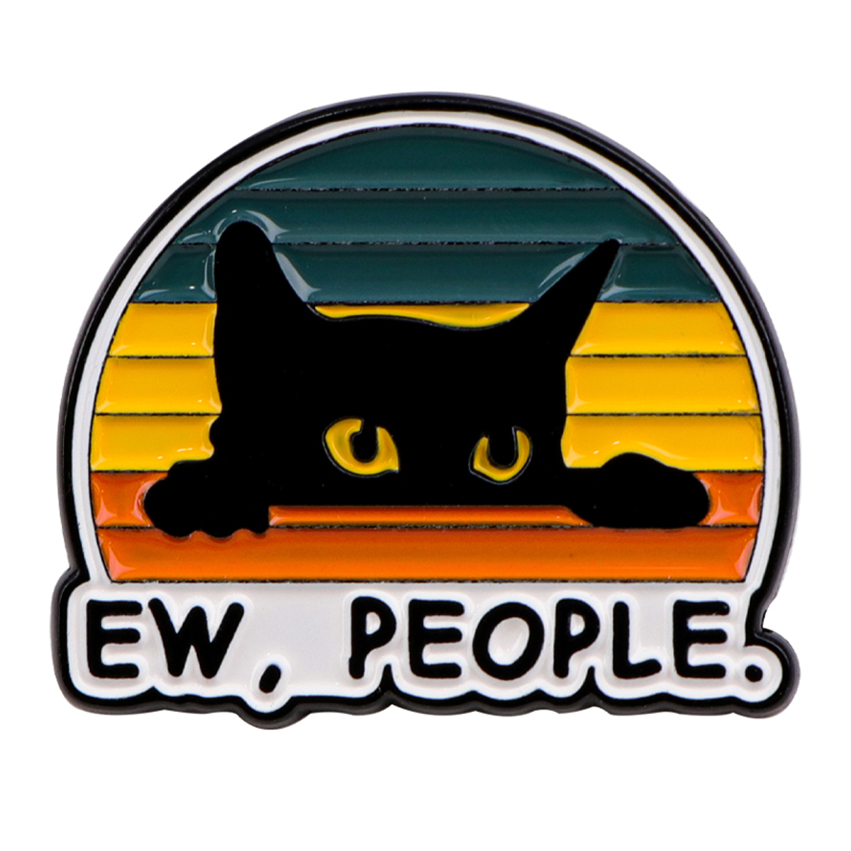 EW PEOPLE เข็มกลัดเคลือบเงา คำ - Men'S Accessories Quotes บทวิจารณ์และราคา