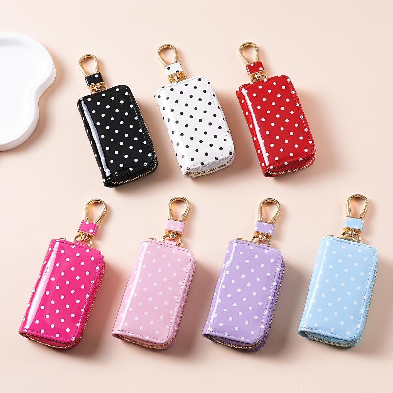 กระเป๋าใส่กุญแจหนังเคลือบเงาลา - Men Accessories In Store บทวิจารณ์และราคา