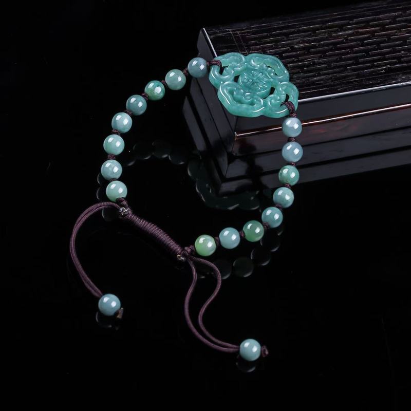 กำไลหยกแท้เกรด A ดีไซน์ดั้งเดิ - Bracelet Beaded Men บทวิจารณ์และราคา