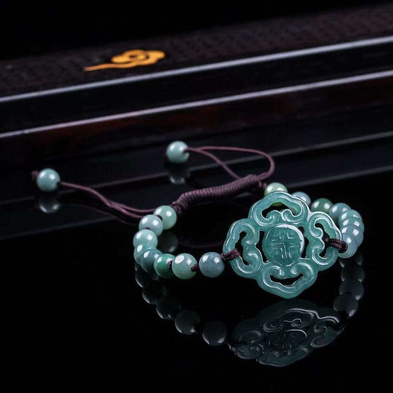 กำไลหยกแท้เกรด A ดีไซน์ดั้งเดิ - Bracelet Beaded Men บทวิจารณ์และราคา