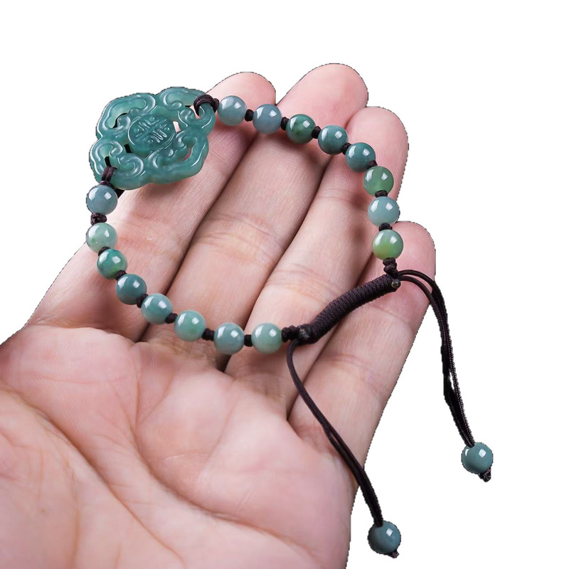 กำไลหยกแท้เกรด A ดีไซน์ดั้งเดิ - Bracelet Beaded Men บทวิจารณ์และราคา