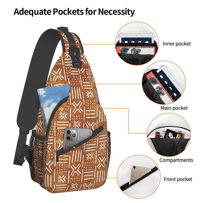 Bogolan กระเป๋าสะพายลายแอฟริกั - Men'S Accessories Backpack บทวิจารณ์และราคา