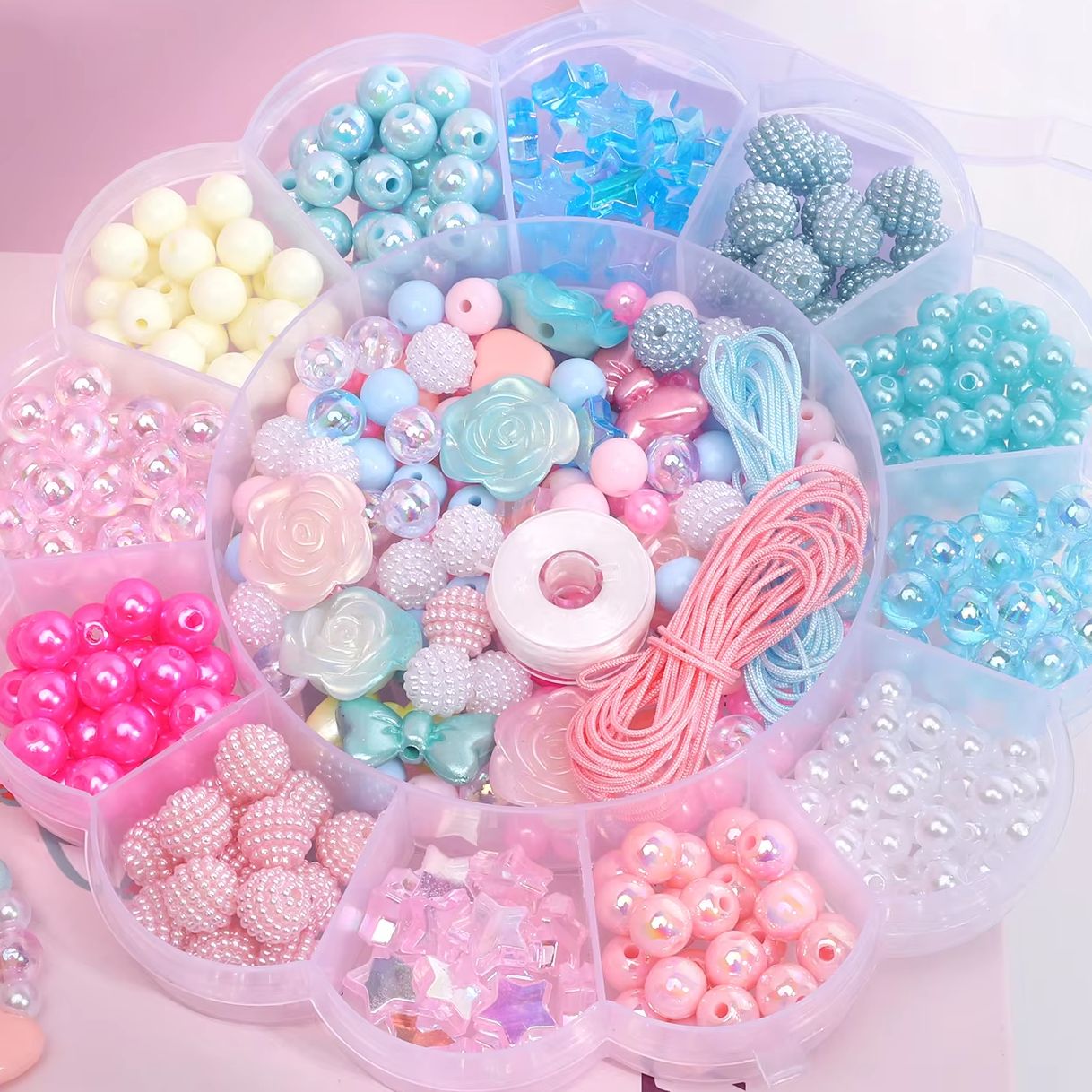 ชุดลูกปัดอะคริลิกตกแต่งเครื่อง - Bracelet Beaded Men บทวิจารณ์และราคา
