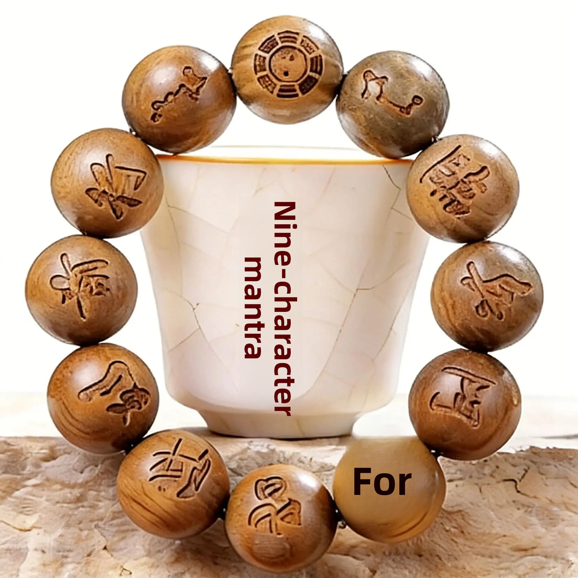 กำไลข้อมือไม้จันทน์เขียวแกะสลั - Bracelet Beaded Men บทวิจารณ์และราคา