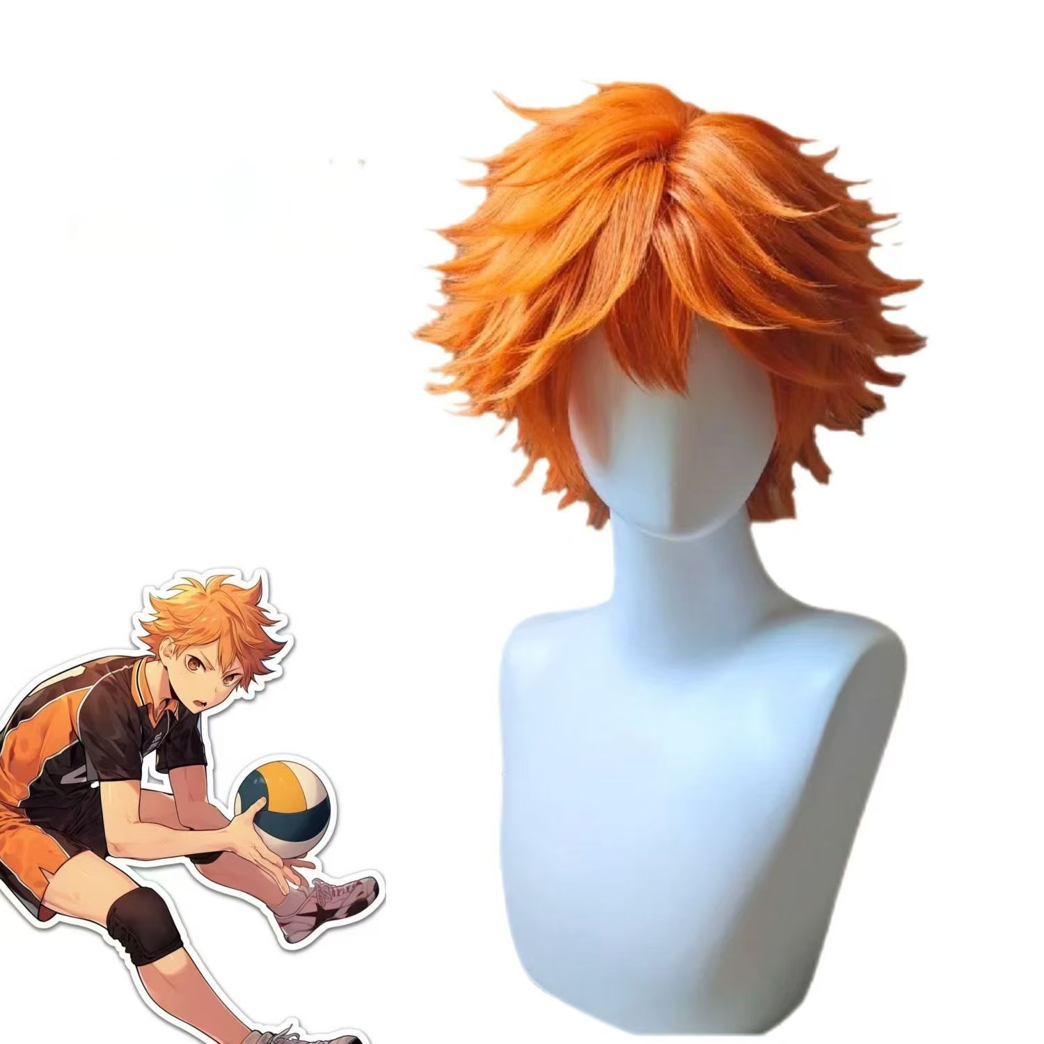 วิกคอสเพลย์ฮินาตะ โชโย สีส้มสด - Men'S Volleyball Accessories บทวิจารณ์และราคา