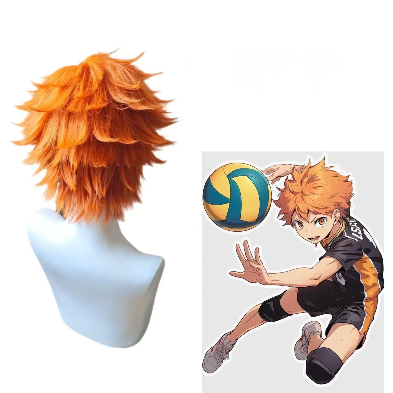 วิกคอสเพลย์ฮินาตะ โชโย สีส้มสด - Men'S Volleyball Accessories บทวิจารณ์และราคา