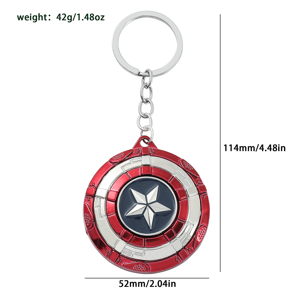 พวงกุญแจโล่ฮีโร่กัปตันอเมริกา  - Men Accessories For Gift บทวิจารณ์และราคา