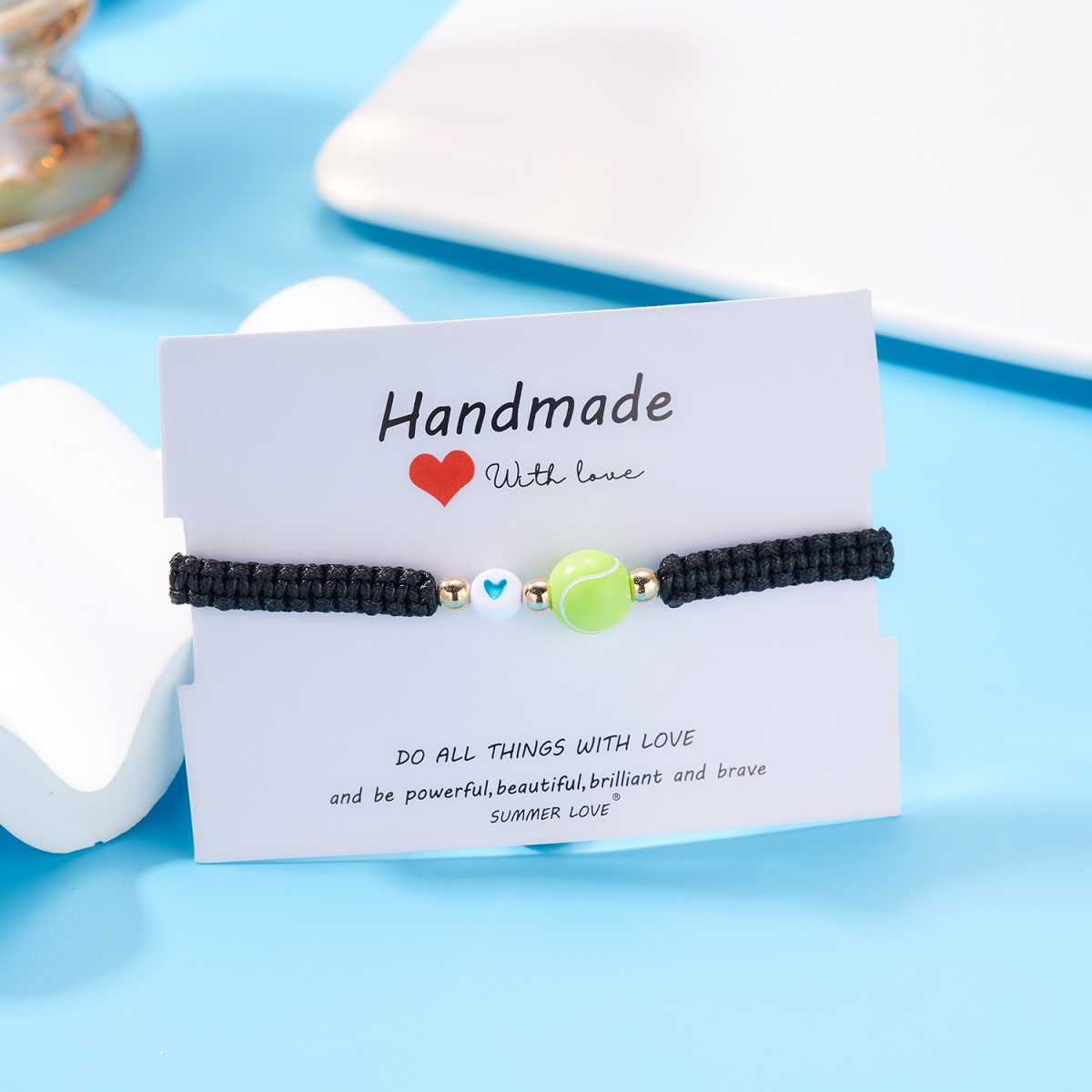 สร้อยข้อมือเชือกถักลายกีฬา พร้ - Men'S Volleyball Accessories บทวิจารณ์และราคา