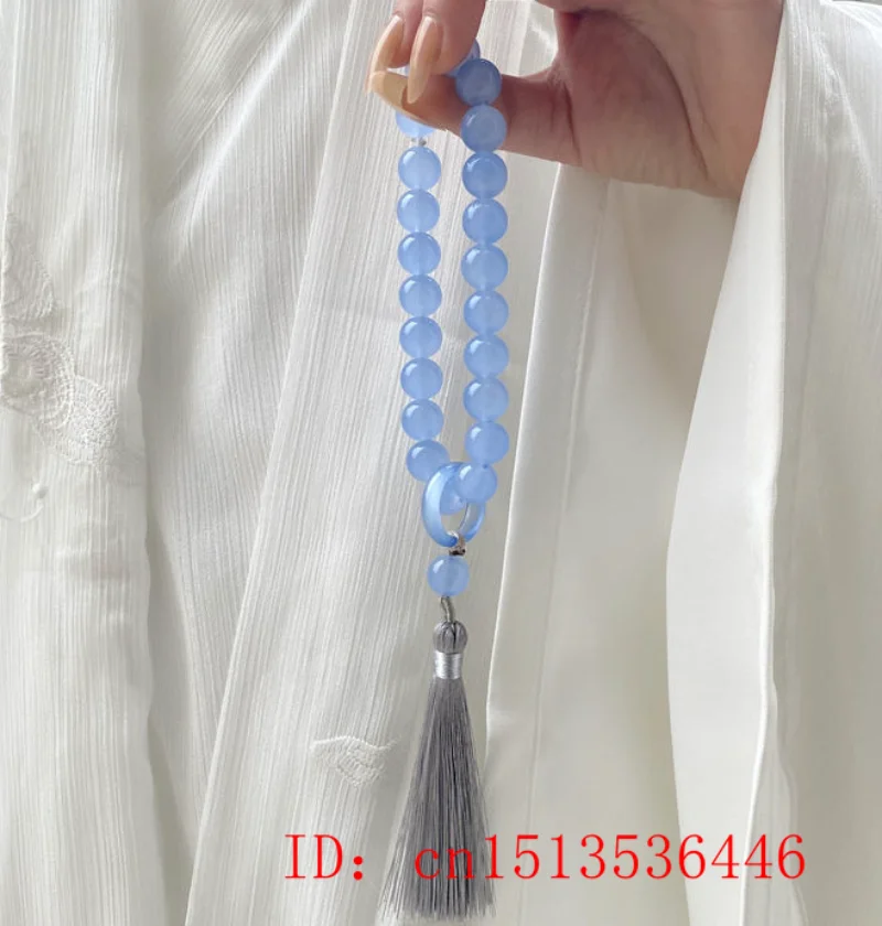 หินหยกสีเขียว 12 มม.ลูกปัดสร้อ - Bracelet Beaded Men บทวิจารณ์และราคา